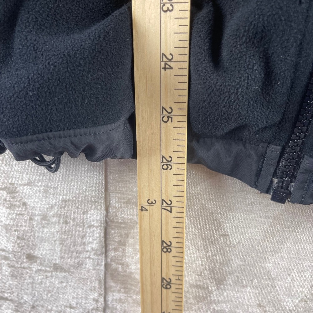 The North Face Denali 2 Women XL Black Hooded Fleece Jacket Recycled Nylon - Picture 4 of 9